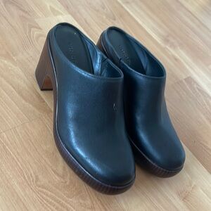 Vince. High heel clogs